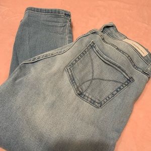 CK light wash jeans